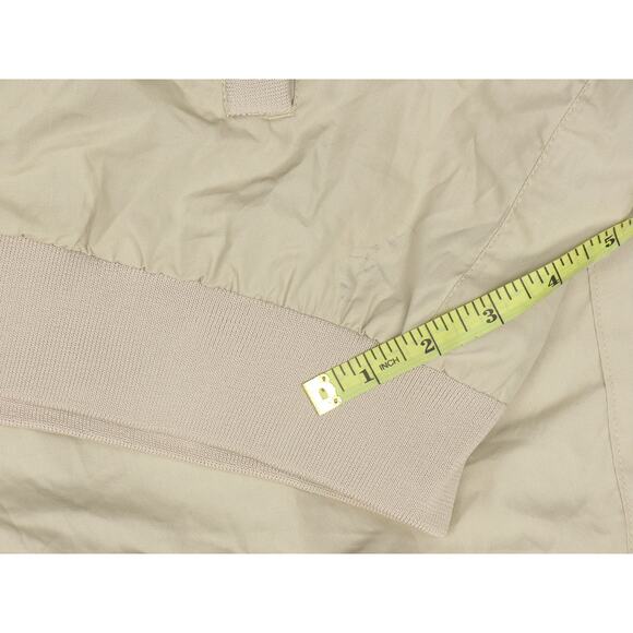 80s Vintage Members Only Retro Mod Bomber Brown Tan Windbreaker Jacket M - Picture 7 of 8